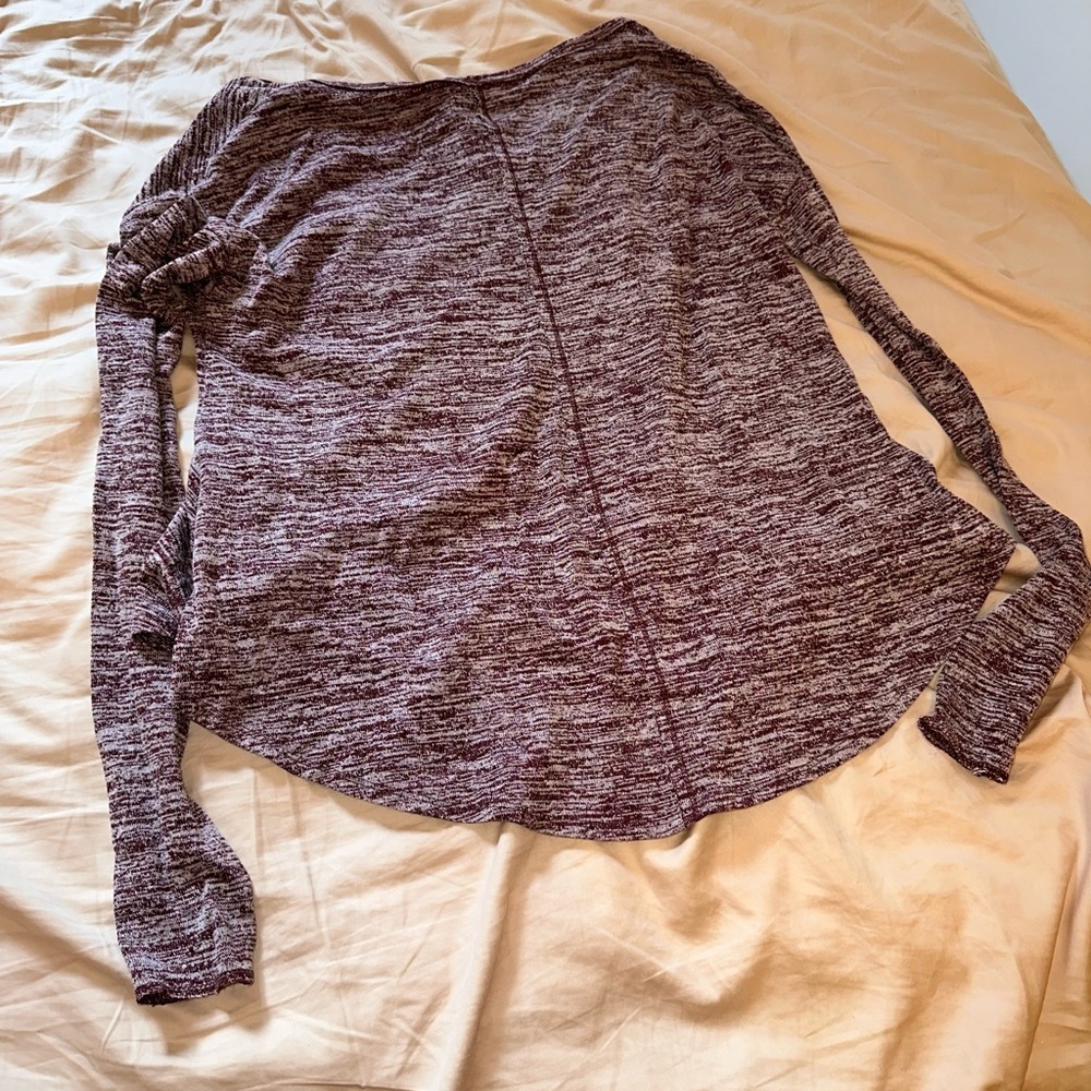Stretch Long Sleeve Red Shirt - Picture 2 of 3